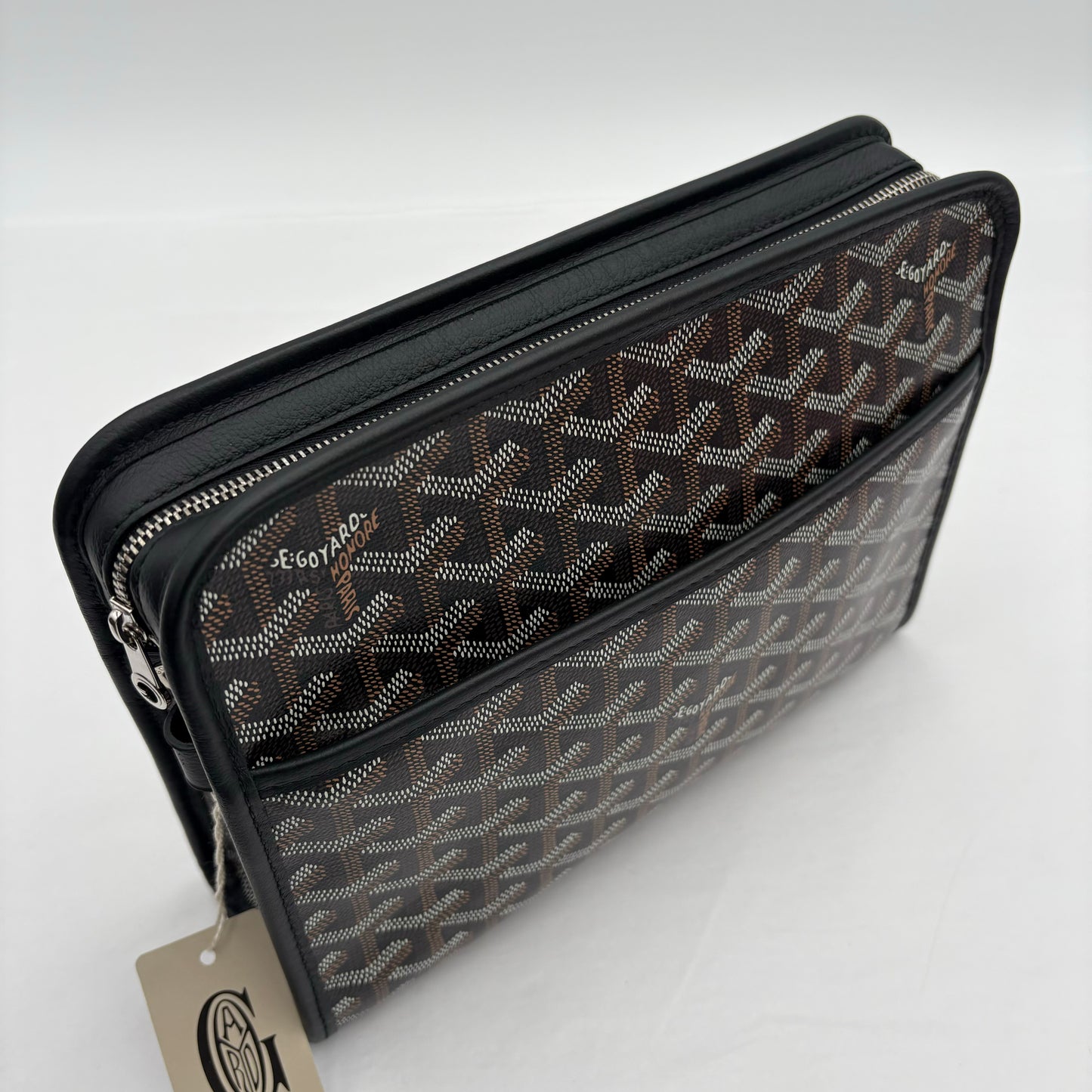 Goyard Black Trousse De Toilette Bag