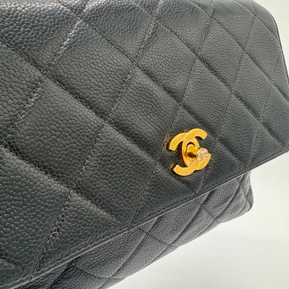 1994-96 Chanel Quilted Caviar Single Flap