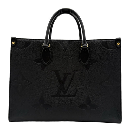 Louis Vuitton OnTheGo Empreinte Black Leather MM