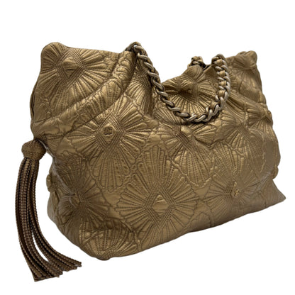 Chanel Matelasse Diamond Tote-Gold
