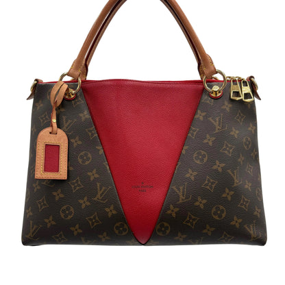 2020 Louis Vuitton V Tote Monogram/Leather 2 Way Tote
