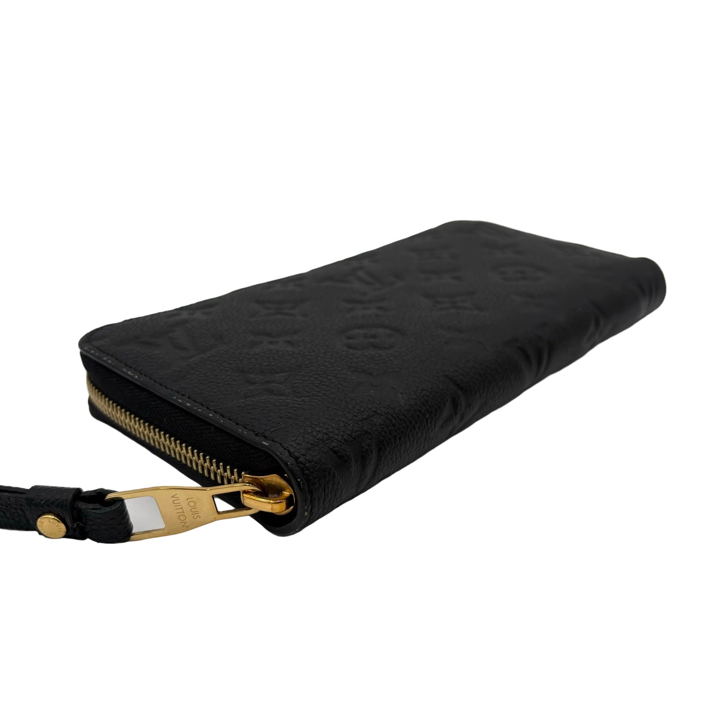 Chipped Louis Vuitton Empreinte Leather Zippy Wallet