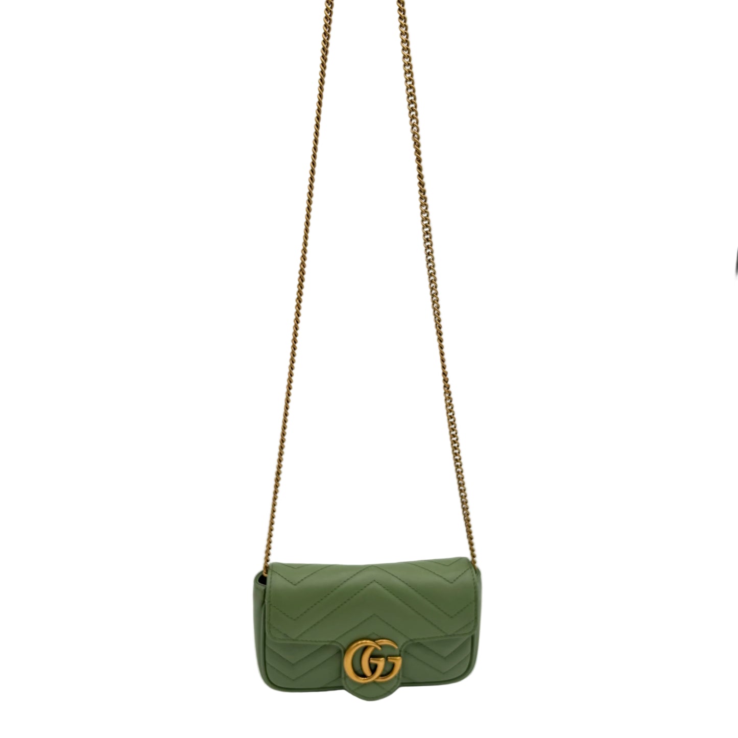 Gucci Marmont Super Mini Sage Green