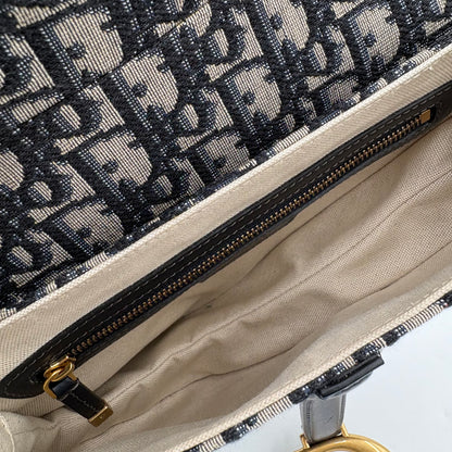 2024 Christian Dior Saddle Bag Oblique Jacquard