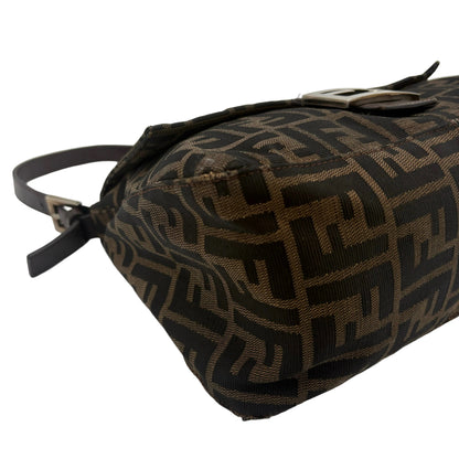Vintage Fendi Mama Zucca Canvas Baguette