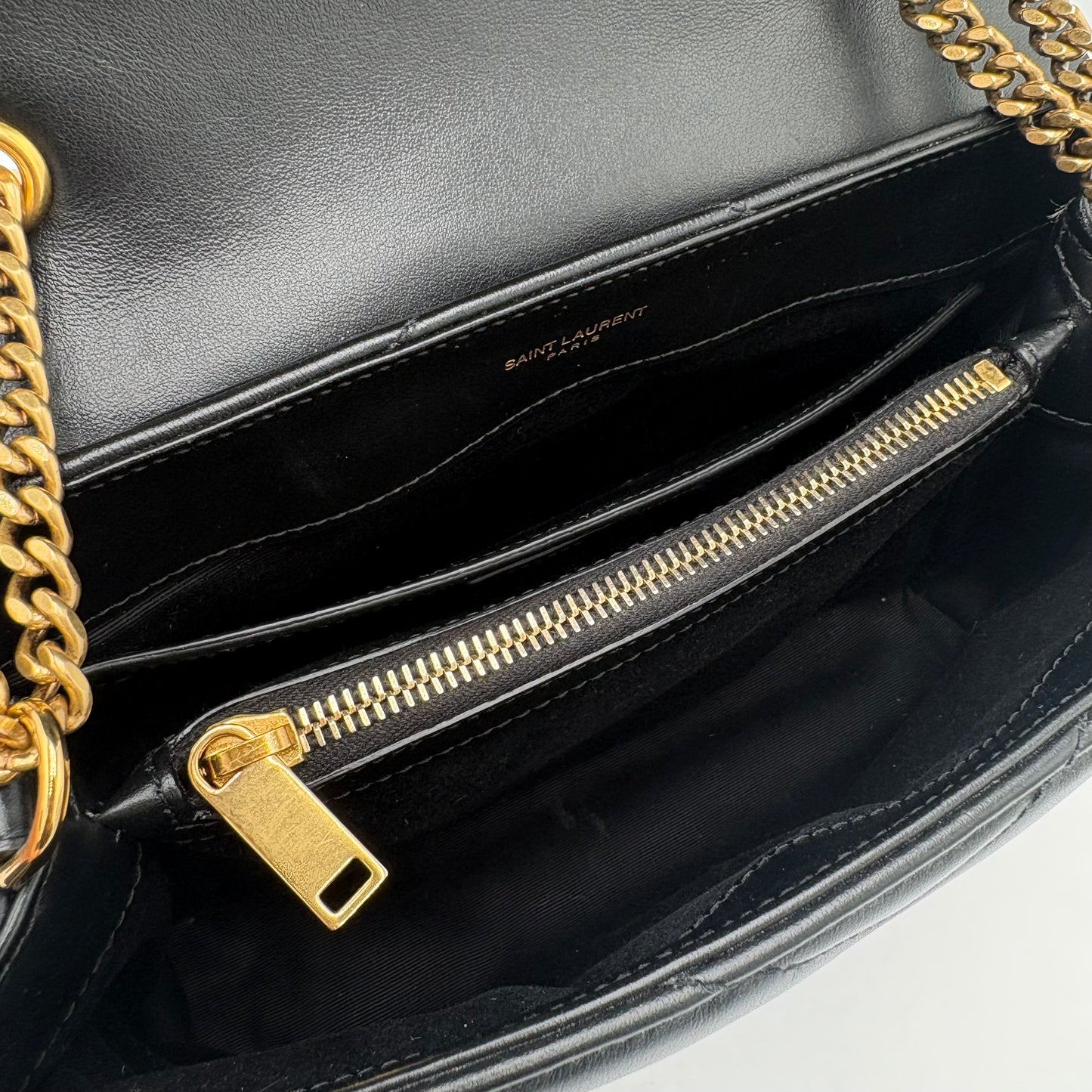 2022 Saint Laurent Loulou Small Shoulder Bag Black