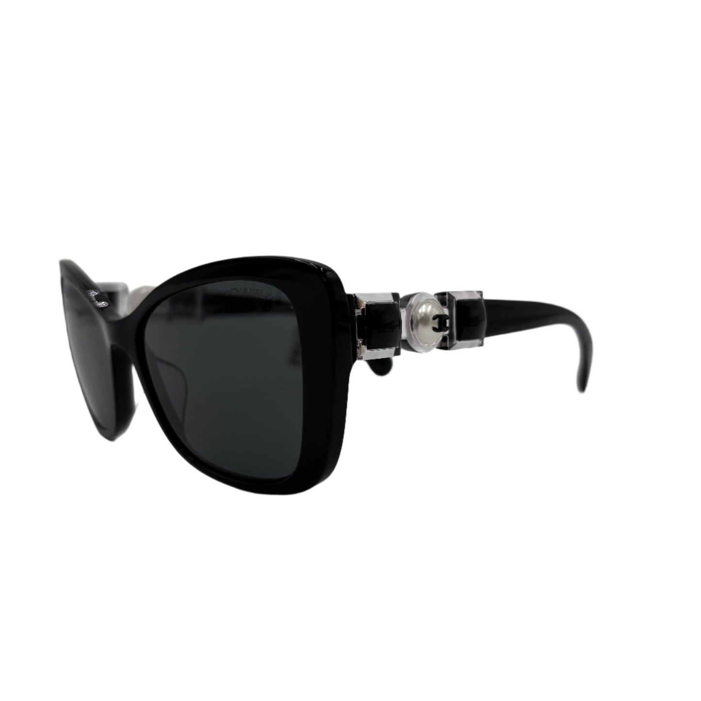 Chanel  Acetate Pearl Butterfly Sunglasses 5445-H