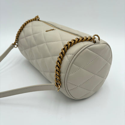 Saint Laurent Sade Tube Quilted Leather Bag