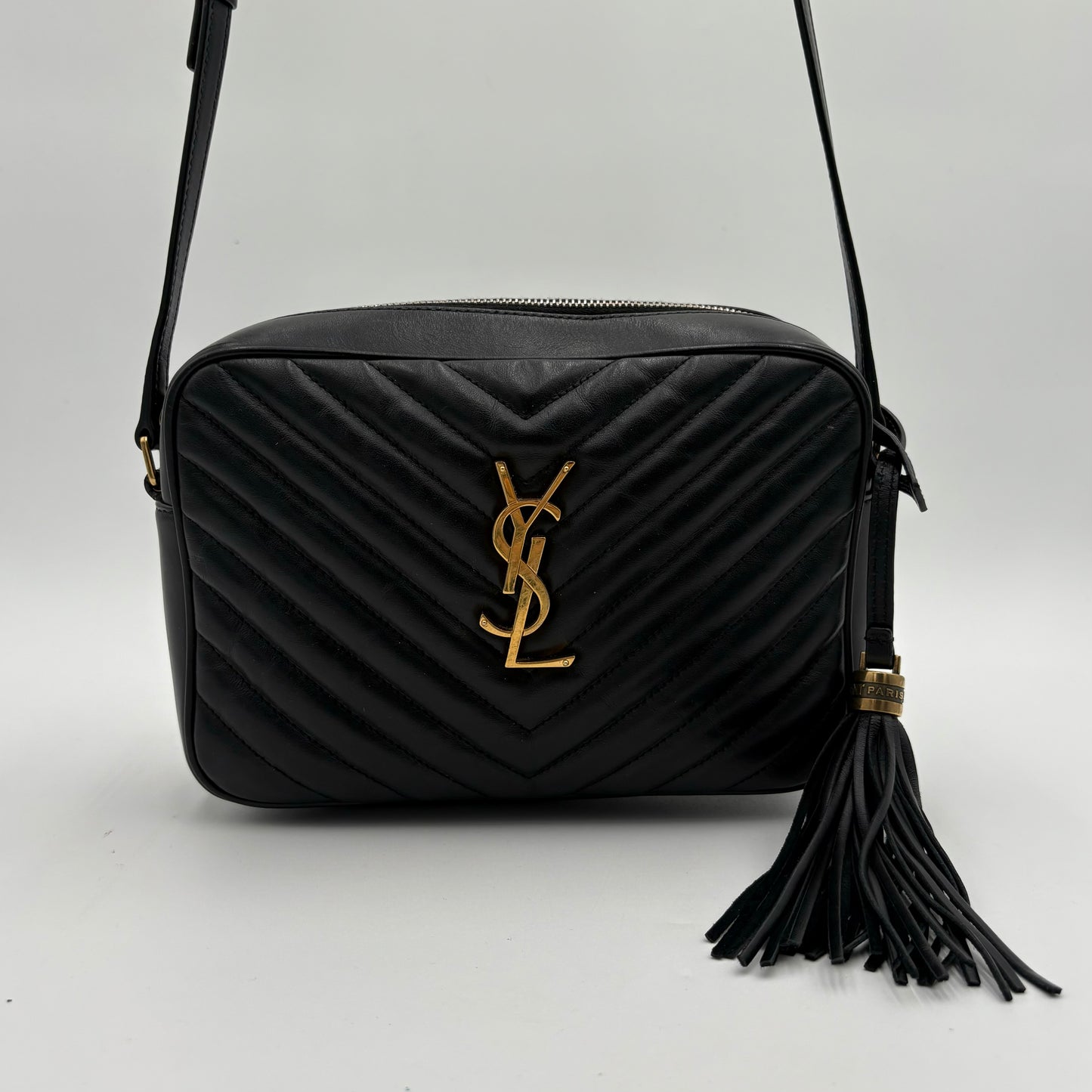 Saint Laurent Medium Lou Camera Bag-Black