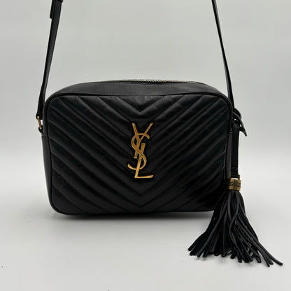 Saint Laurent Medium Lou Camera Bag-Black