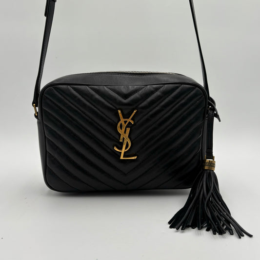 Saint Laurent Medium Lou Camera Bag-Black