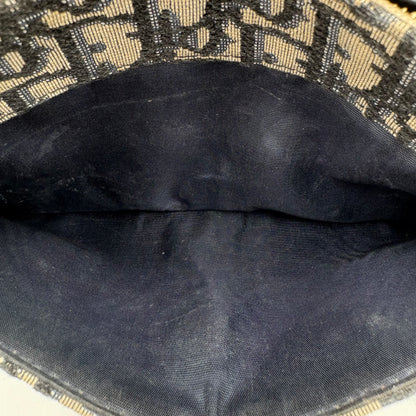 Saddle Pouch with Chain Blue Dior Oblique Jacquard
