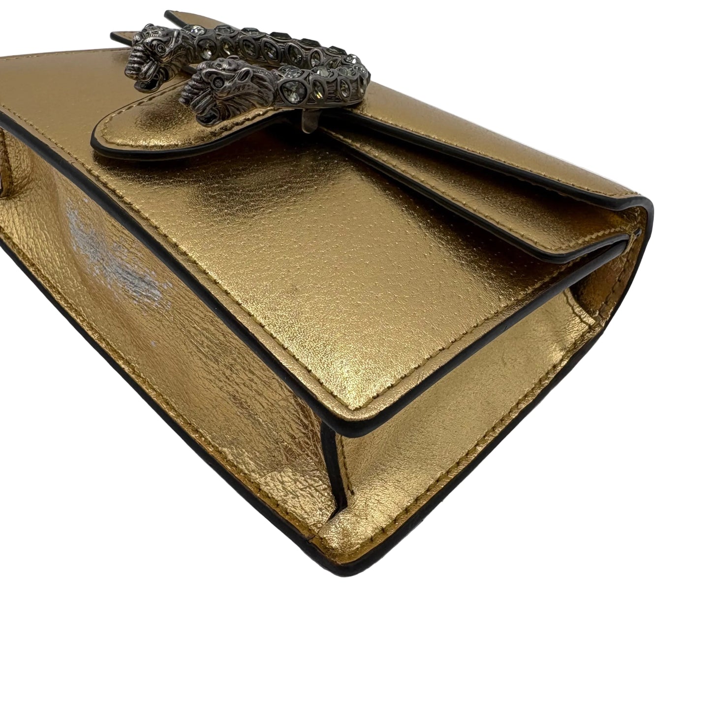 Gucci Super Mini Gold Dionysus Purse