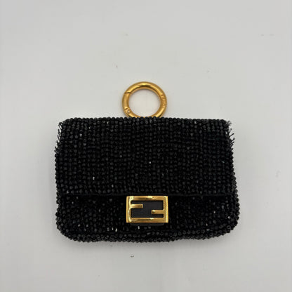 Fendi Nano Beaded Baguette Charm/Mini Bag