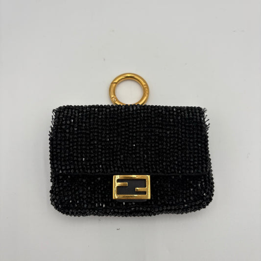Fendi Nano Beaded Baguette Charm/Mini Bag