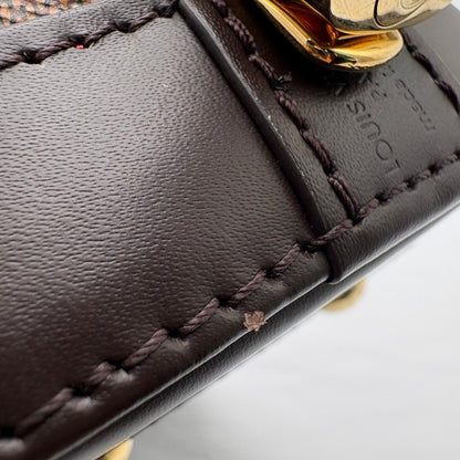 Chipped Louis Vuitton Alma BB Damier Ebene