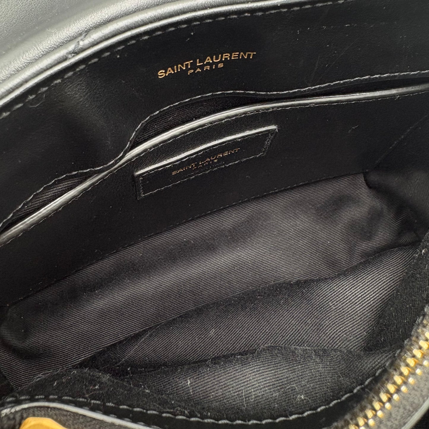 2022 Saint Laurent Loulou Small Shoulder Bag Black