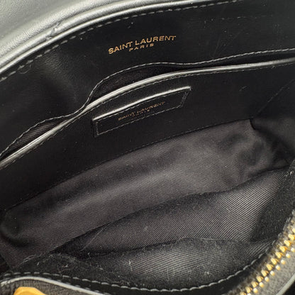 2022 Saint Laurent Loulou Small Shoulder Bag Black
