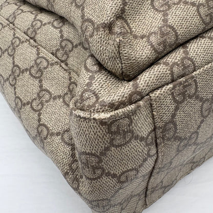 Gucci Double Pocket Canvas Tote