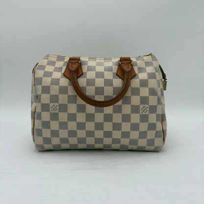 2009 Louis Vuitton Speedy 25 Damier Azur