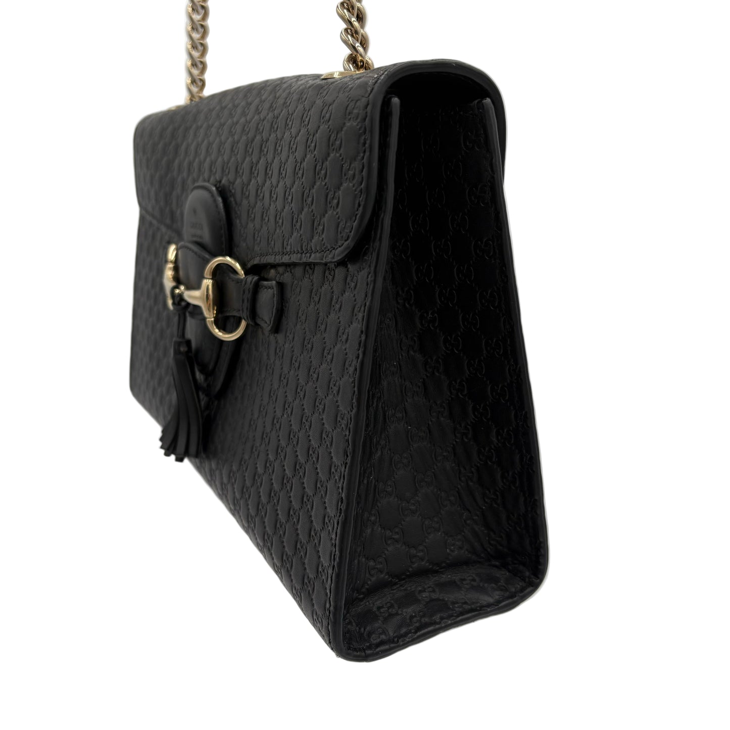 Gucci Guccissima Emily Leather Shoulder Bag