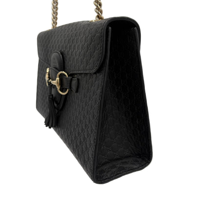 Gucci Guccissima Emily Leather Shoulder Bag