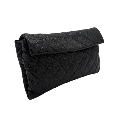 2015 Chanel Crossbody/Clutch-Black/Coated