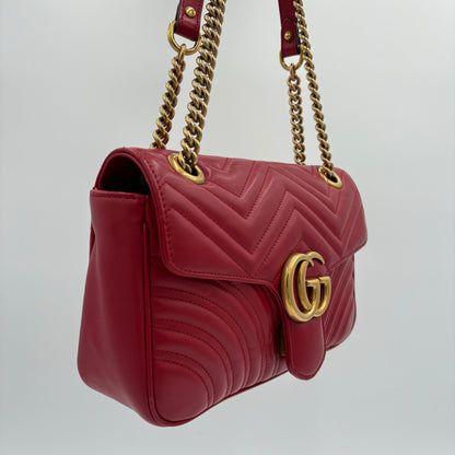 Gucci Small Red Marmomt Flap