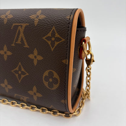 Chipped Louis Vuitton Pochette Camille Bag