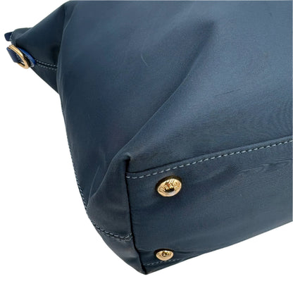 Prada Tessuto Saffiano Tote-Blue