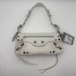 Balenciaga Small La Cagole Sling Bag Optic White
