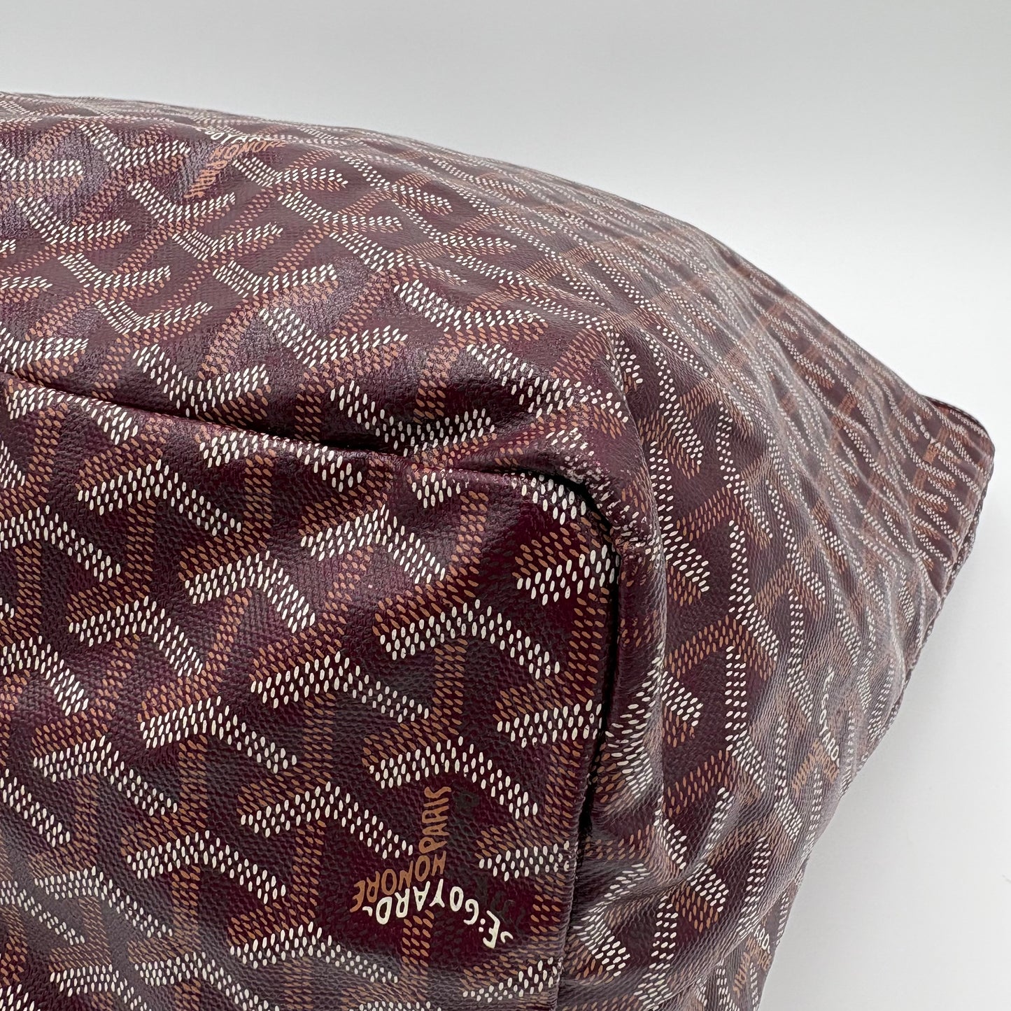 Goyard Saint Louis Tote GM Bordeaux w/pouch