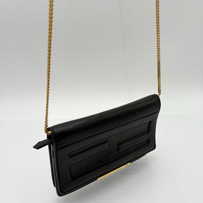 Fendi Vitello Flamingo Tube Wallet On Chain