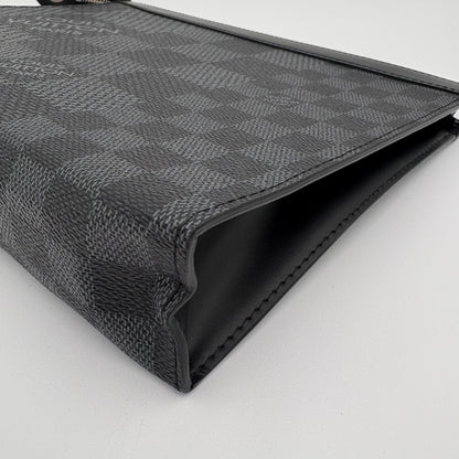 Chipped Louis Vuitton 3D Pochette Voyage Clutch Bag