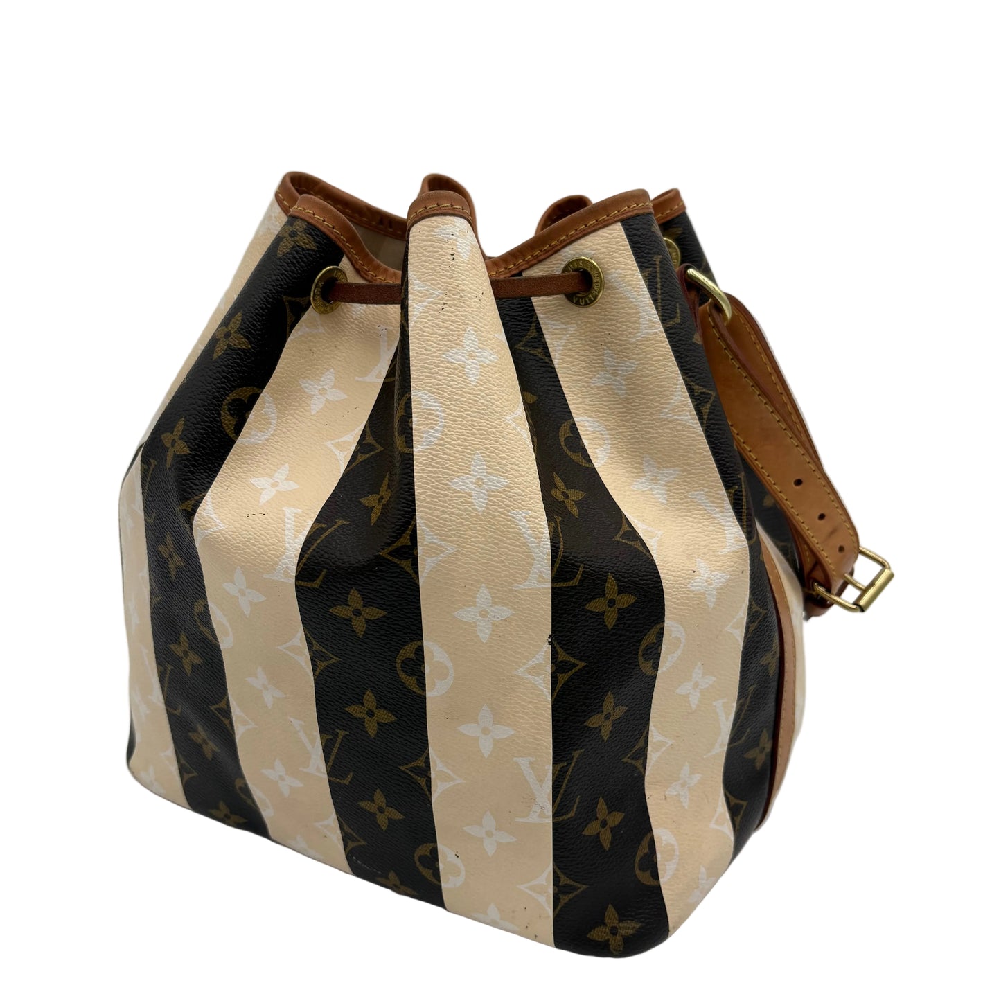Louis Vuitton Monogram Rayure Petit Noe Shoulder Bag