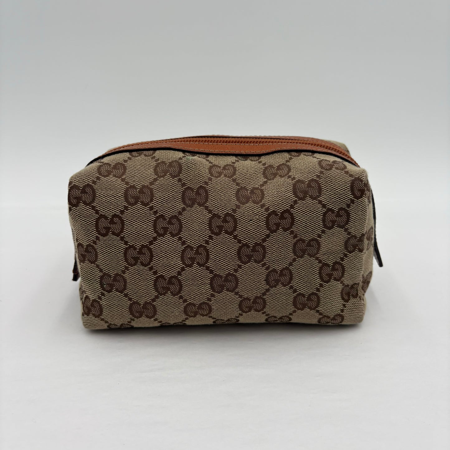 Gucci Zipper Canvas Pouch