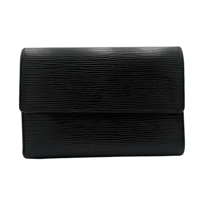 Louis Vuitton Trifold Wallet-Black epi