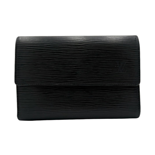 Louis Vuitton Trifold Wallet-Black epi