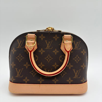 Chipped Louis Vuitton Monogram Alma BB