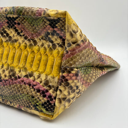 Fendi Python Embellished Tote
