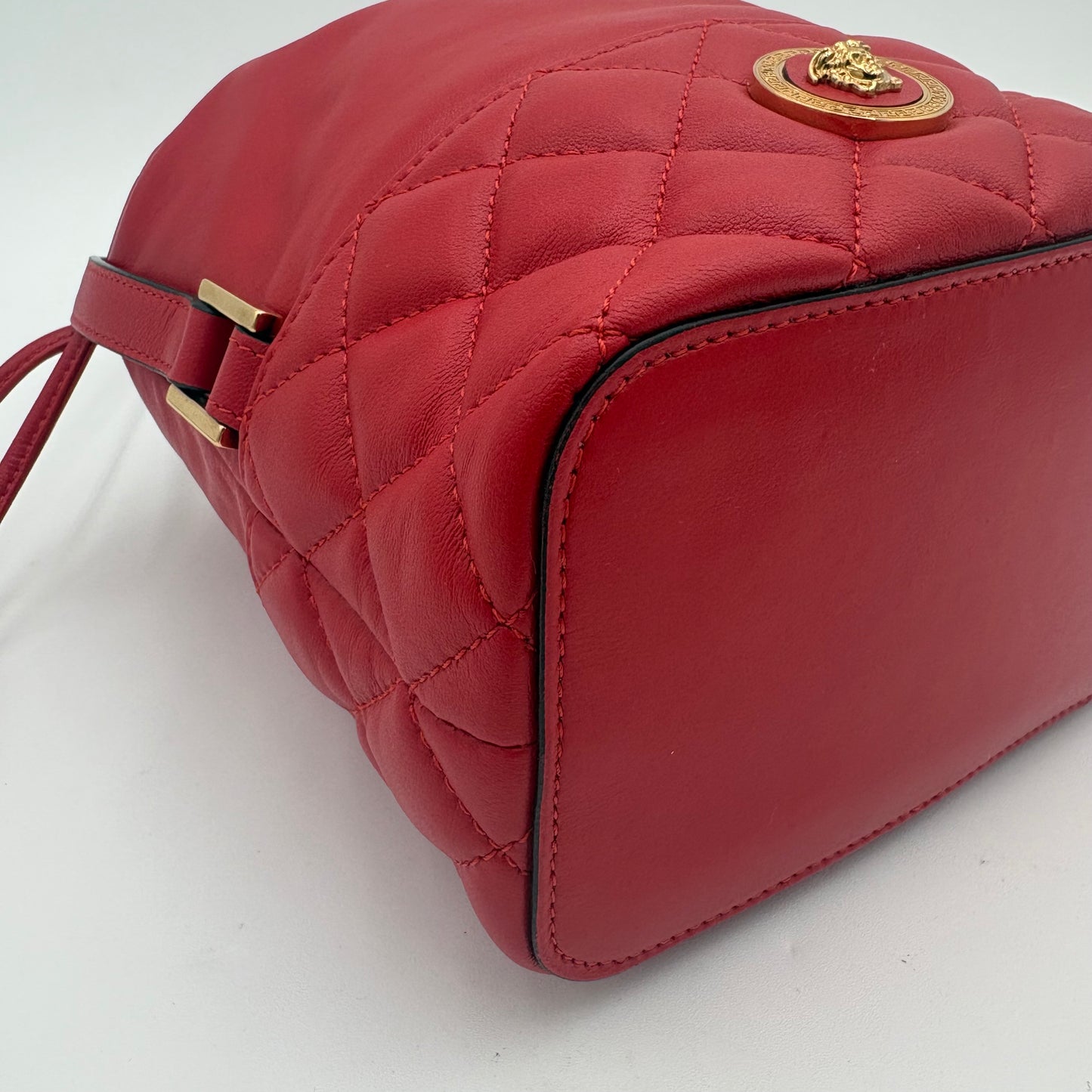 Versace Quilted Leather Crossbody Bag