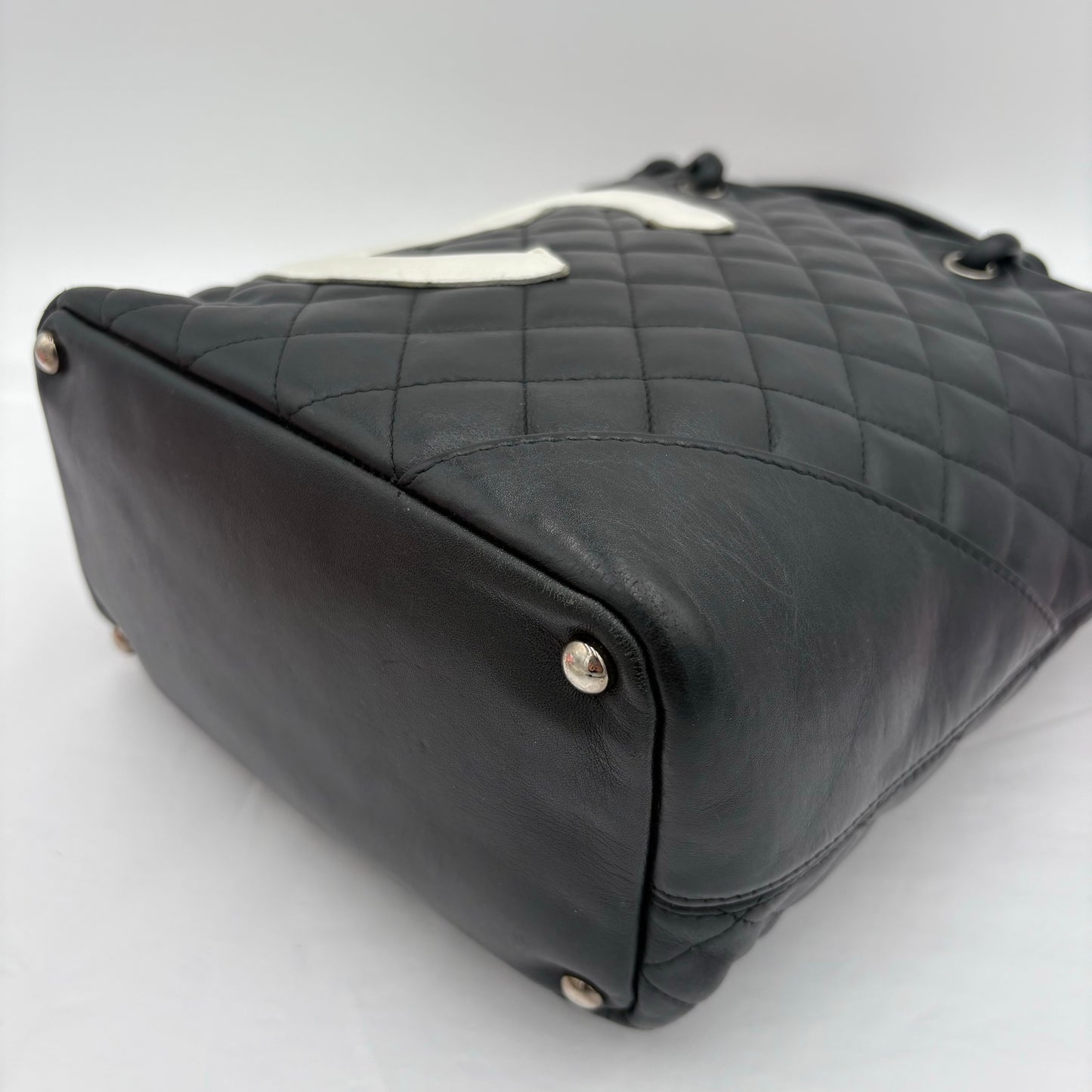Chanel Black/White Cambon Medium Tote