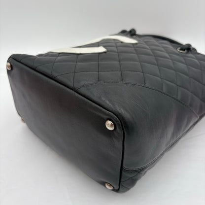 Chanel Black/White Cambon Medium Tote