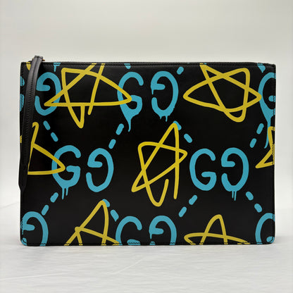 Gucci GG Ghost Pouch Graffiti