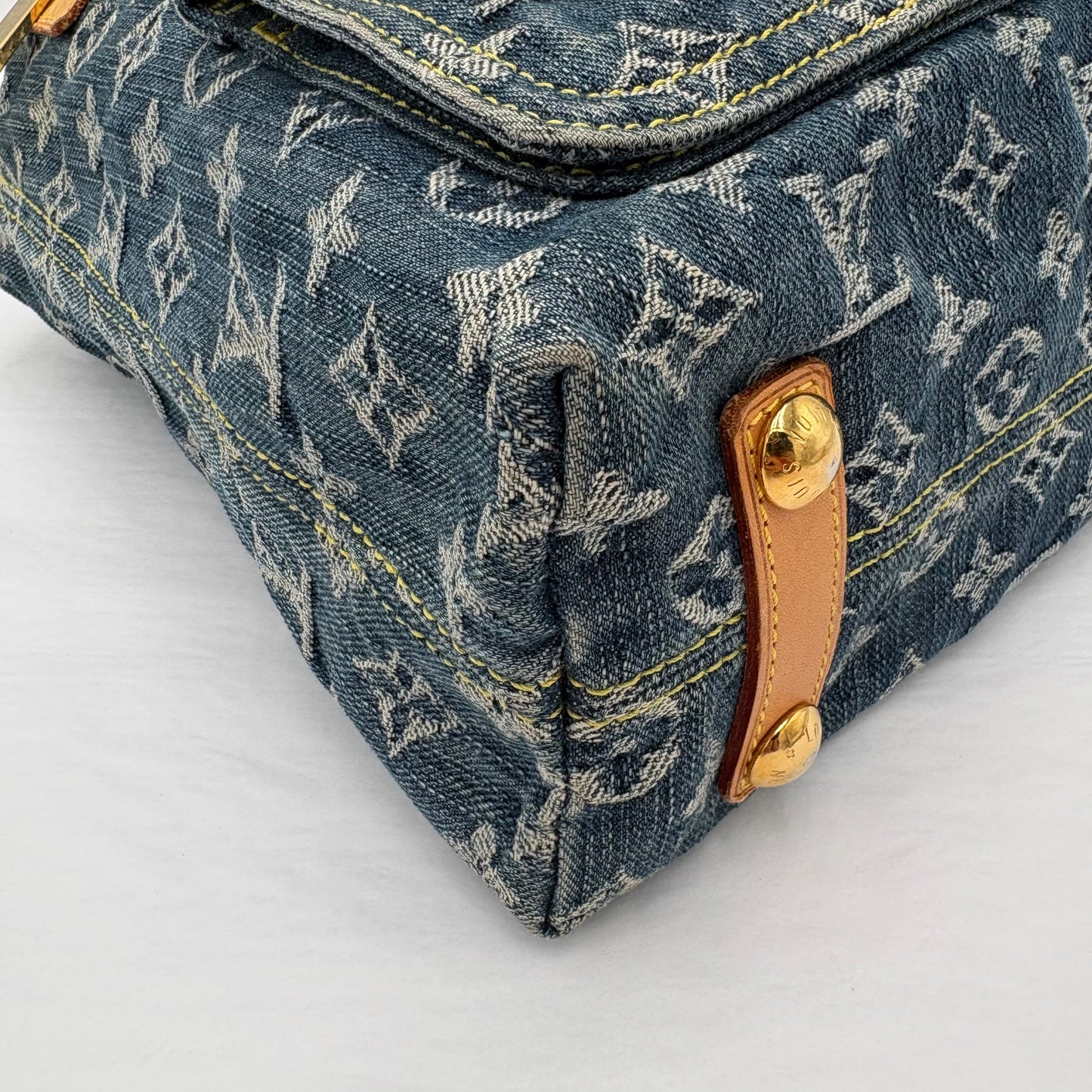 2006 Louis Vuitton Baggy Handbag Denim GM