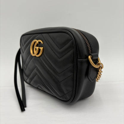 Gucci Mini GG Marmont Chain Shoulder Bag