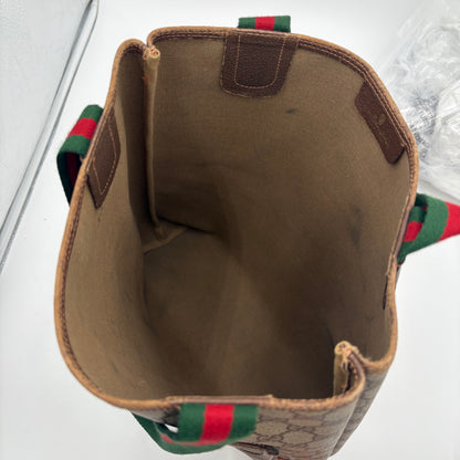 EXCELLENT 80's Gucci Sherry Line Tote Bag
