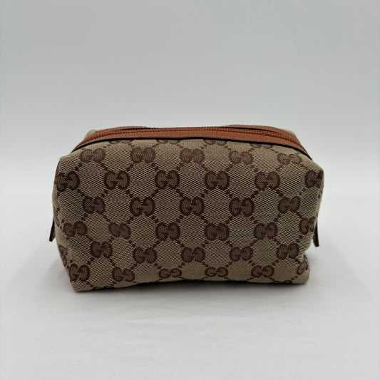 Gucci Zipper Canvas Pouch