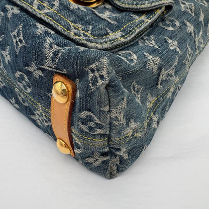 2006 Louis Vuitton Baggy Handbag Denim GM