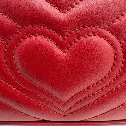 Gucci GG Marmont Super Mini Bag-Red Leather : Super Mini